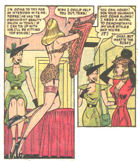 comic-book girl